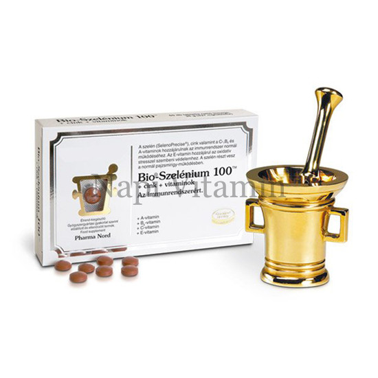 Pharma Nord Bio-Szelénium 100 + cink + vitaminok tabletta 30x